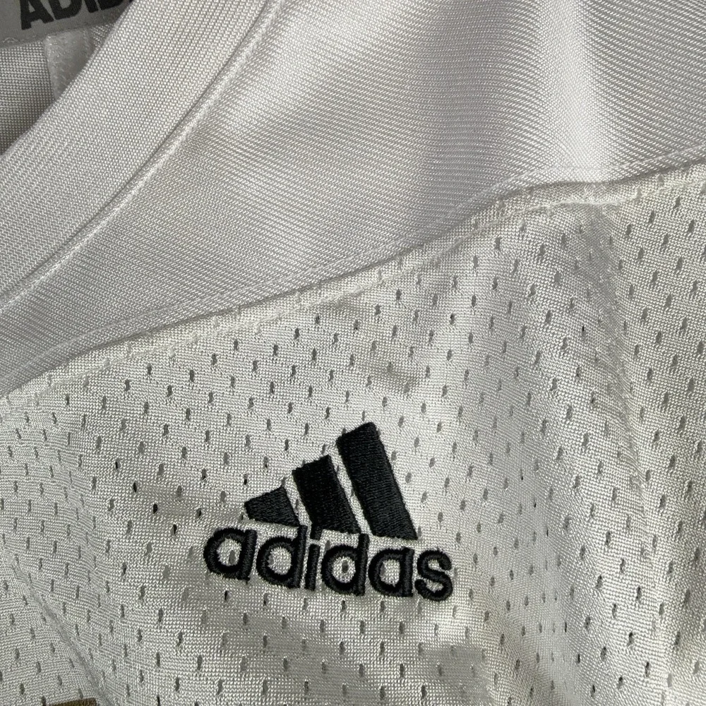 Adidas Shirt Mens Large White Emmaus 40 Football Jersey Mesh Athletic Top